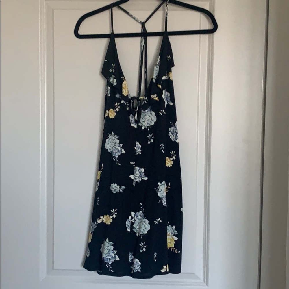 Floral Mini Swing Dress